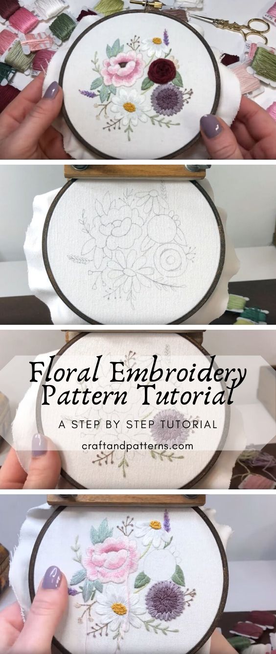 Floral Embroidery Pattern