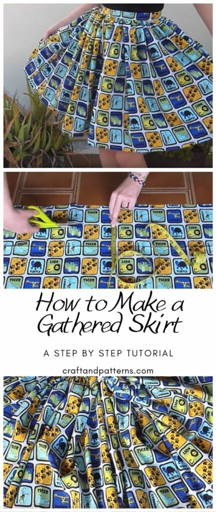 How to Make a Gathered Skirt - A Tutorial - Craft & Patterns