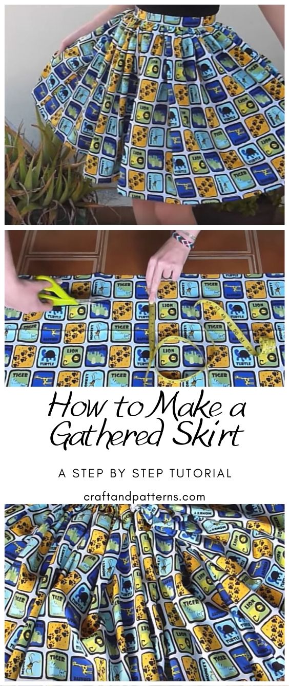 How to Make a Gathered Skirt