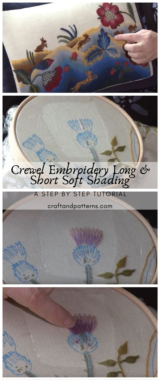 Crewel Embroidery Long Short