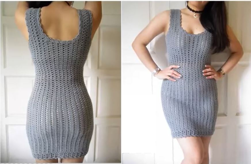 Crochet Bodycon Dress