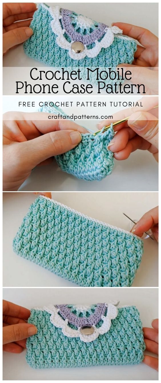 Crochet Mobile Cell Phone Case Craft & Patterns