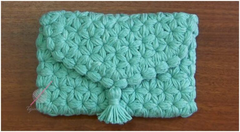 Crochet Jasmine Stitch Purse