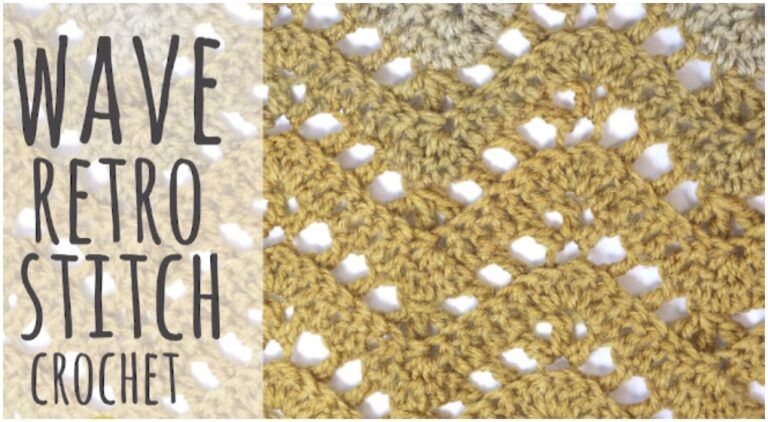 Chevron Retro Stitch Wave Crochet