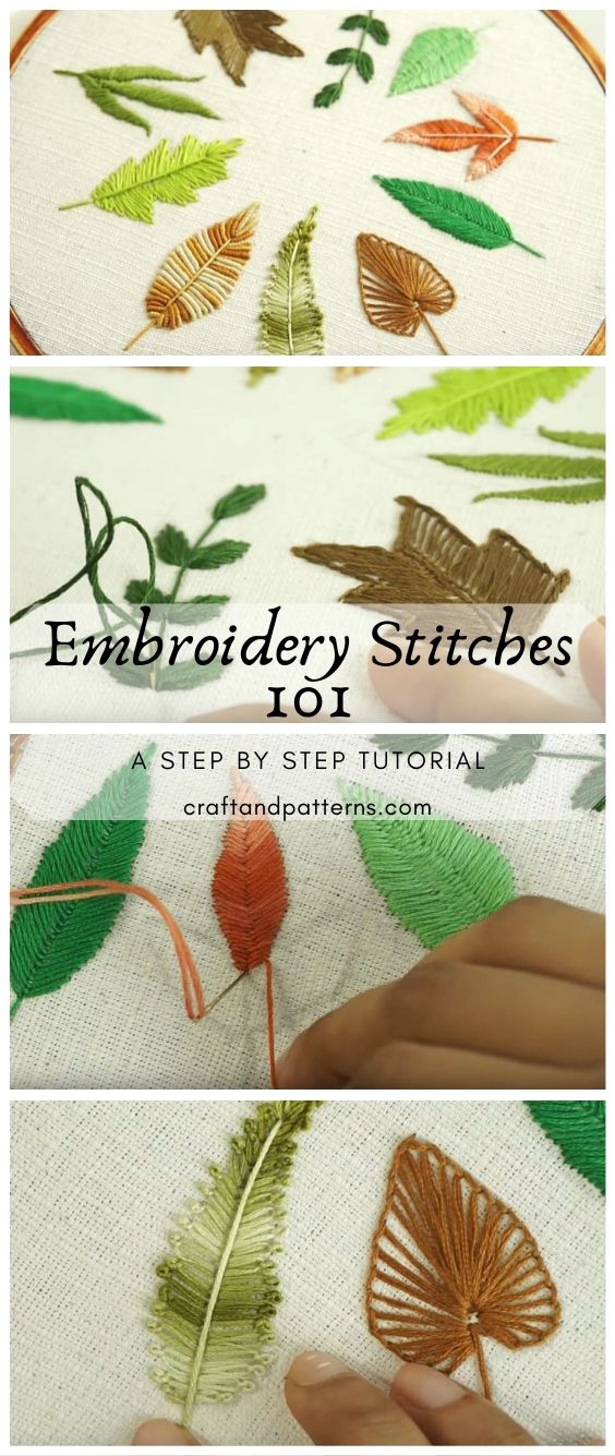 Embroidery Stitches 101