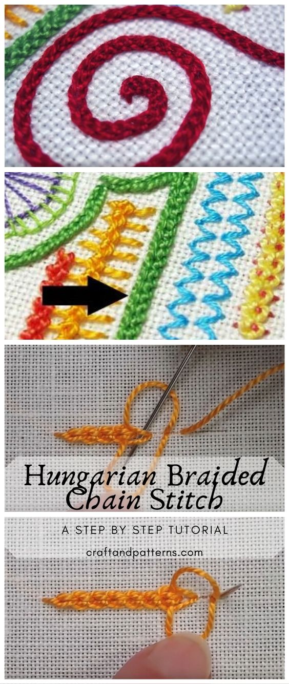 Hungarian Braided Chain Stitch